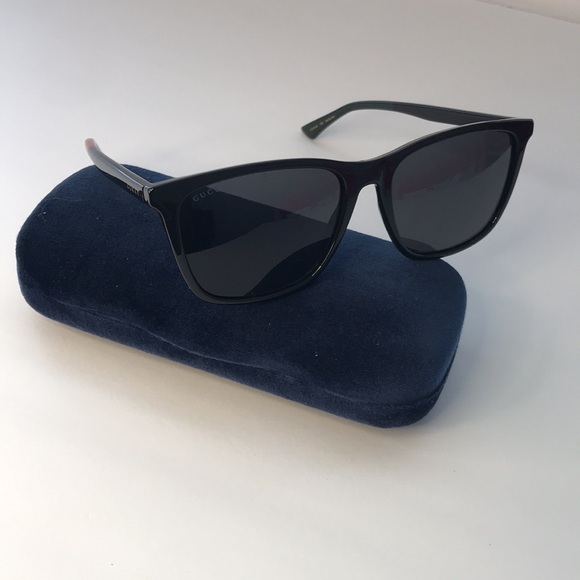 💯 - New Authentic Gucci Dark Grey Polarized Square Men's Sunglasses GG0404S … - Picture 4 of 13